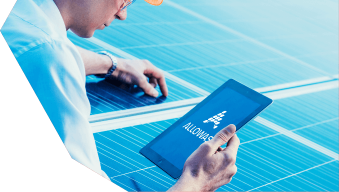 Allowash Nettoyage des panneaux photovoltaïque toiture ombrière et centrale au sol Pleudihen sur Rance Bretagne Cotes d'Armor Représenter dans le monde - Numérique